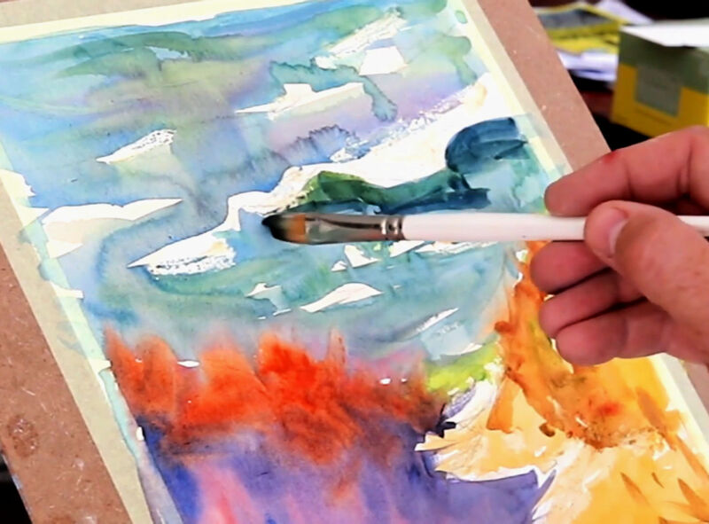 How to Use Watercolor and Pastel for Beautiful Mixed Media Paintings -  Malcolm Dewey Fine Art